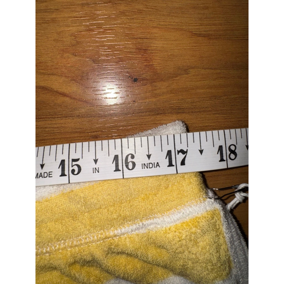 PJ Salvage Paradise Terry Cloth Lounge Set Yellow Stripe Coastal Resort Large - Picture 13 of 15